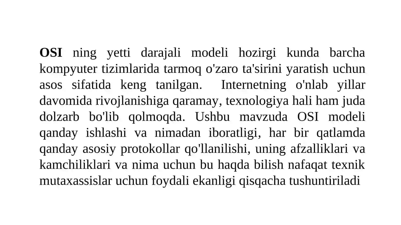 Trafikni boshqarish masalalari 4