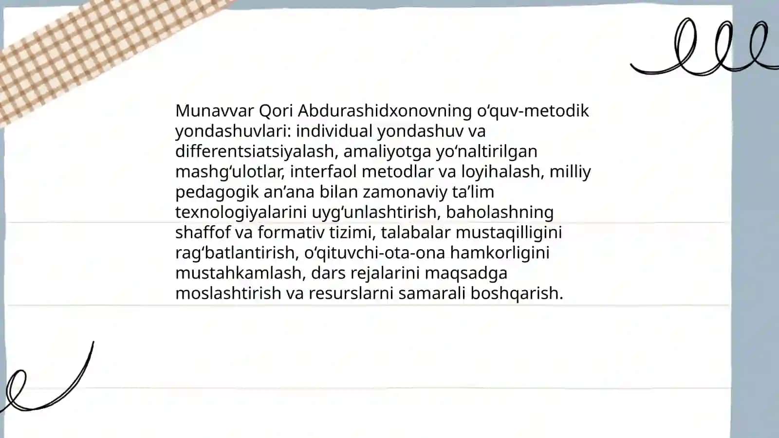 Munavvar Qori Abdurashidxonovning pedogagik qarashlari 4