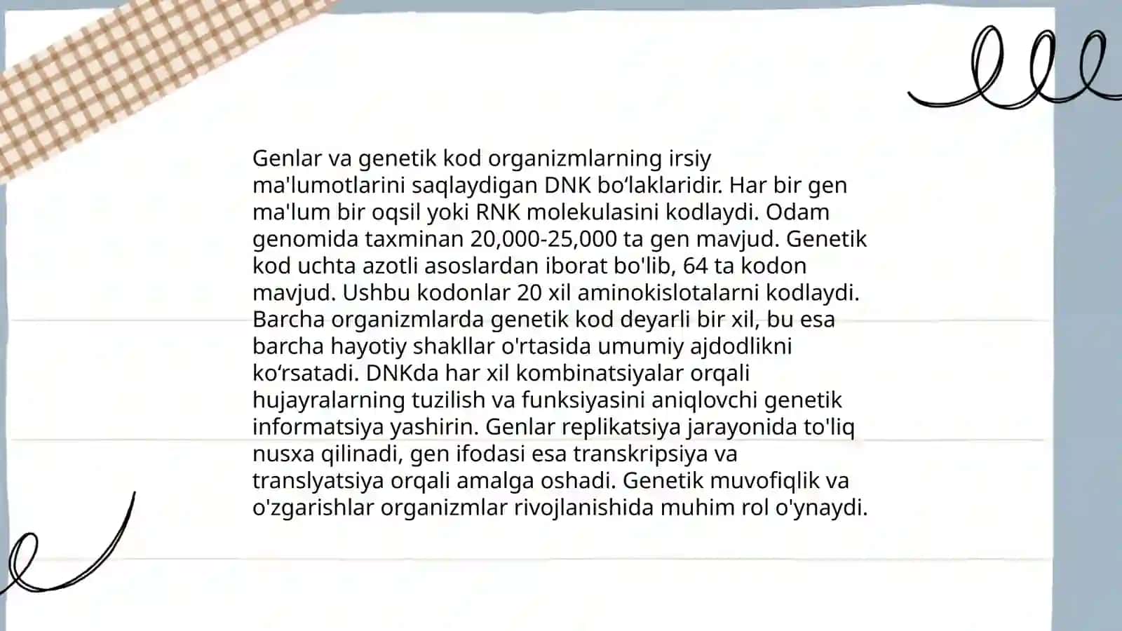 Irsiyatning molekulyar asoslari 4