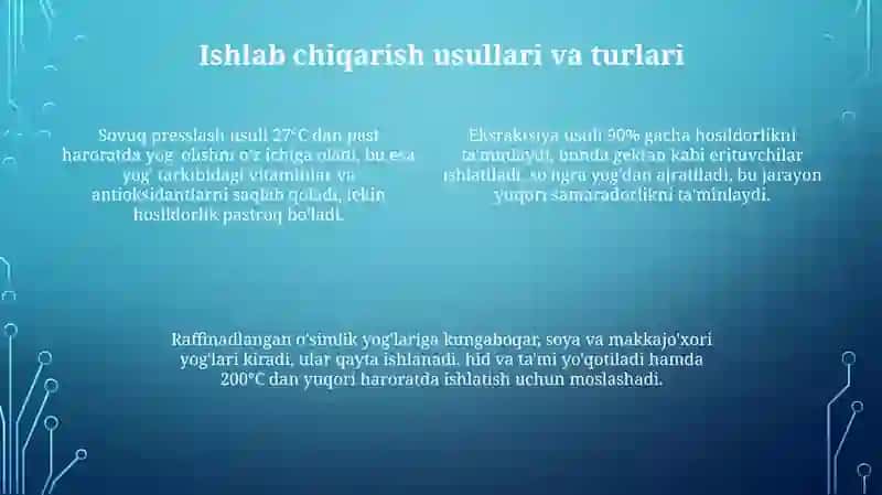 O‘simlik moylari 4