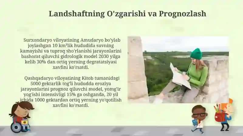 Landshaftlarni oʻrganishda modellashtirish 4