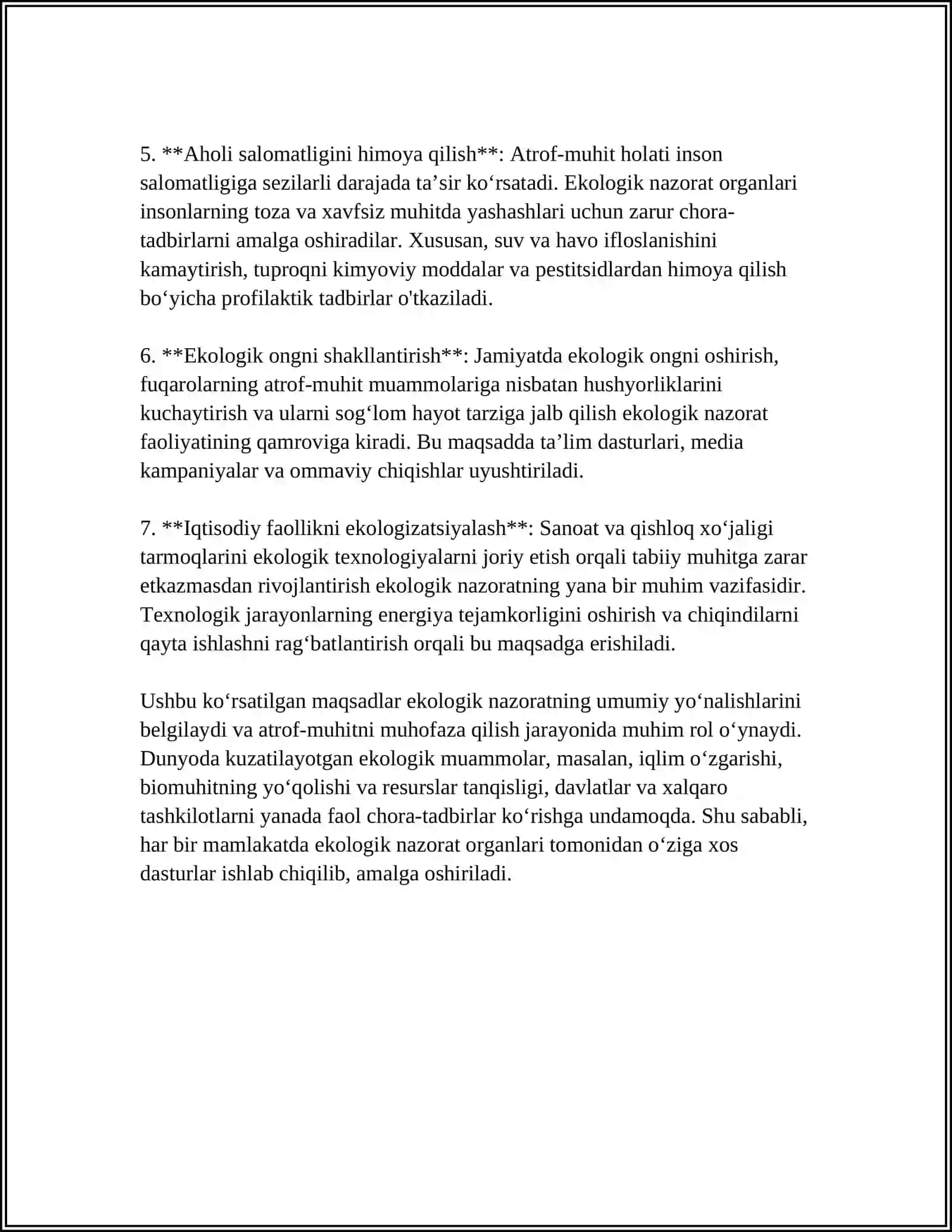 EKOLOGIK NAZORATNI O'TKAZISH TARTIBI 4