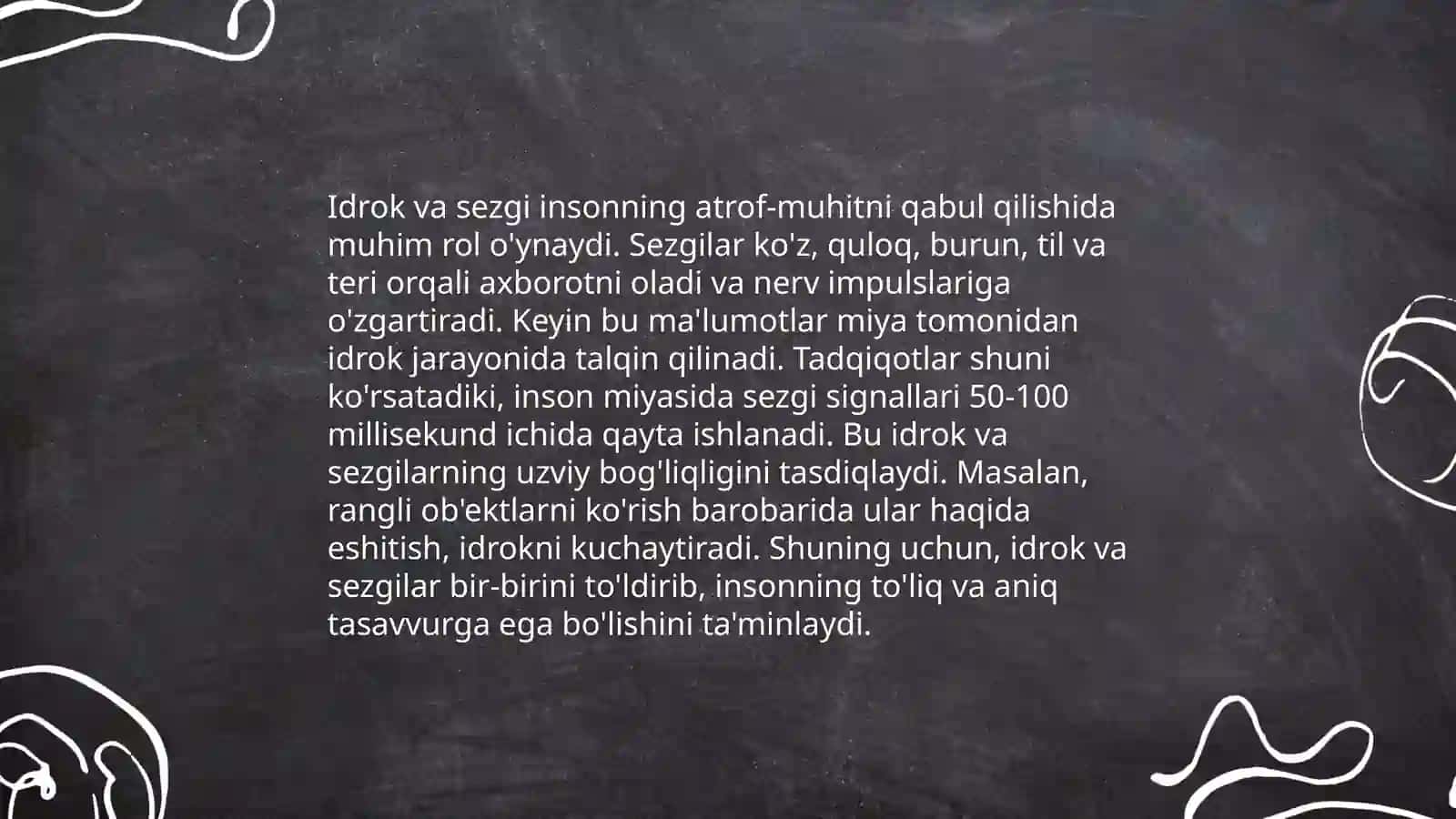 Idrok haqida tushuncha va uning xususiyatlari 4