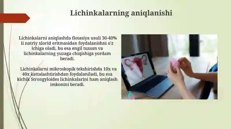 Ovogelmintoskopiya usullari. Devastasiya. Degelmintizasiya 4