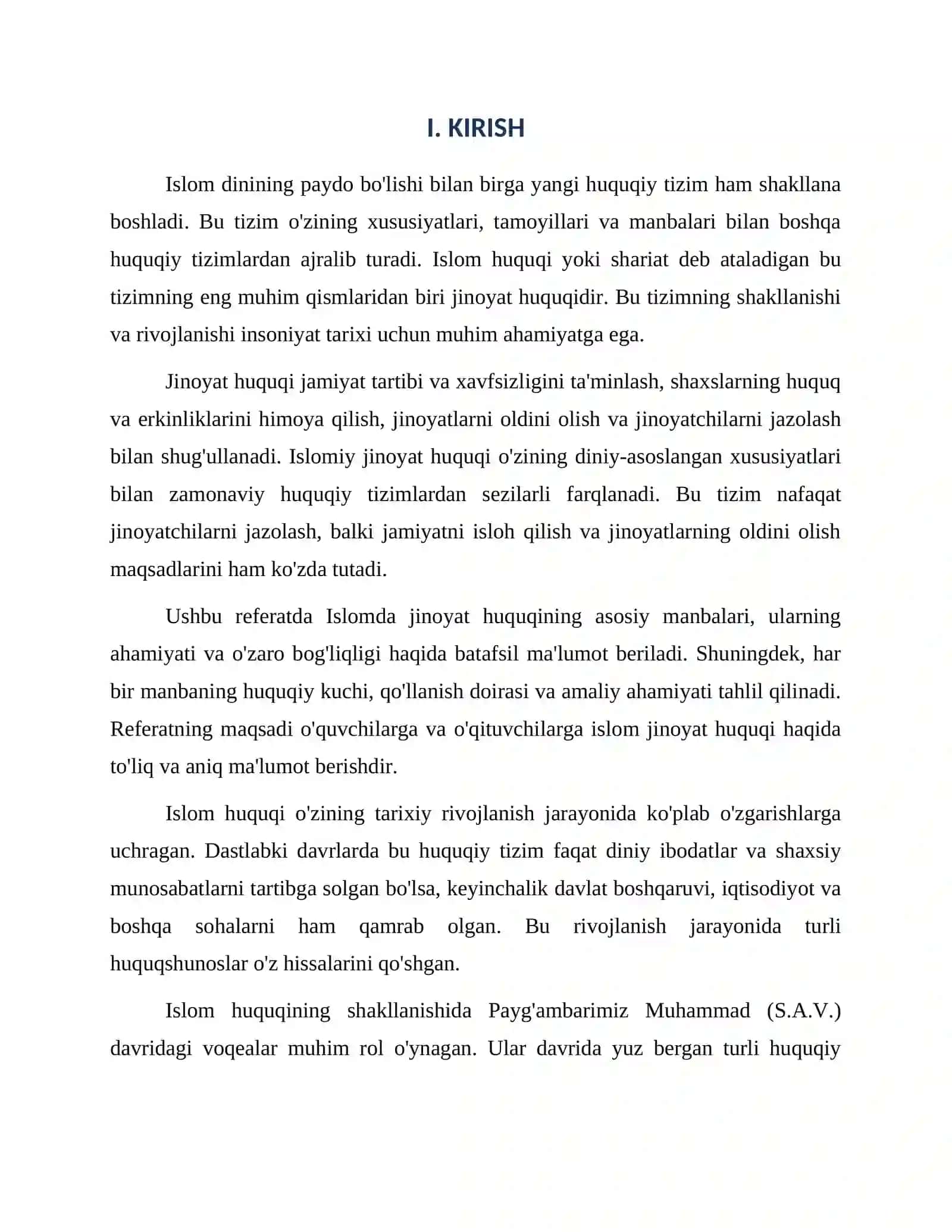 JINOYAT HUQUQINING MANBALARI 4