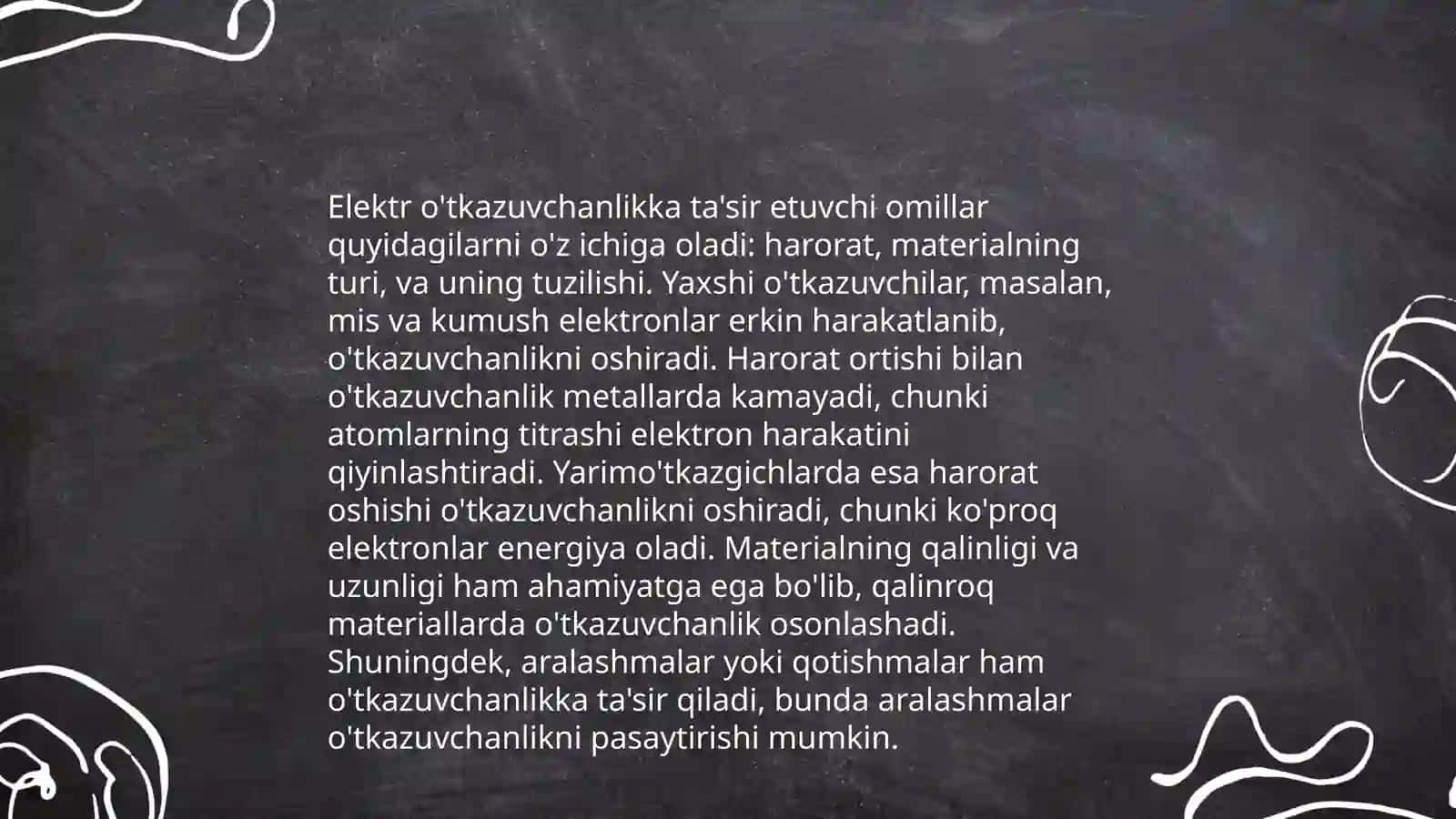 Elektrolit eritmalarning elektr oʻtkazuvchanligi 4