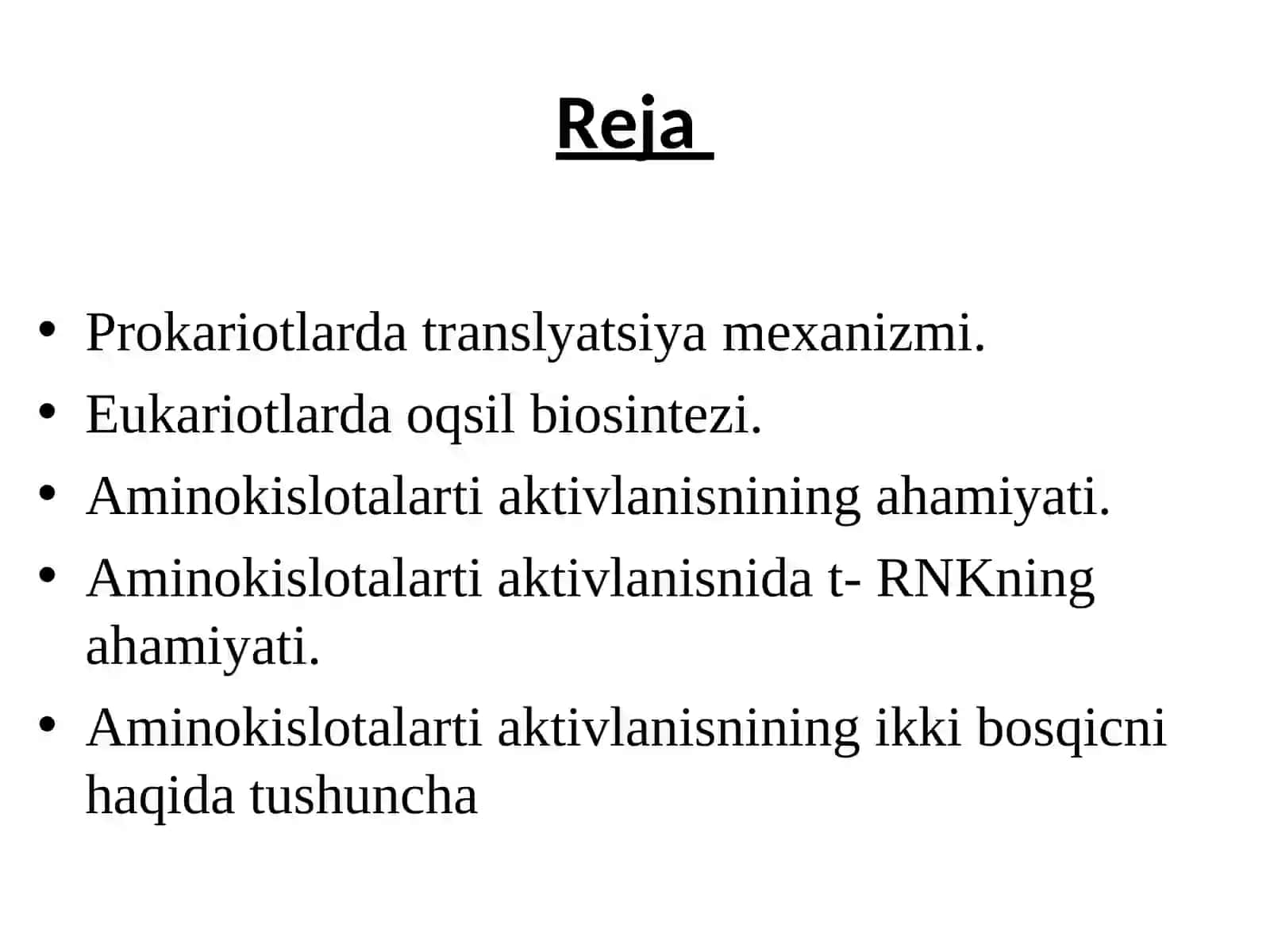 Translyasiya ning asosiy bosqichlari 4