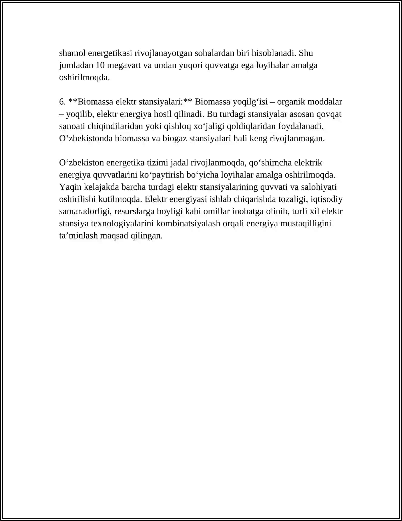 ISSIQLIK ELEKTRO STANSIYALARI HAQIDA MA'LUMOT 4