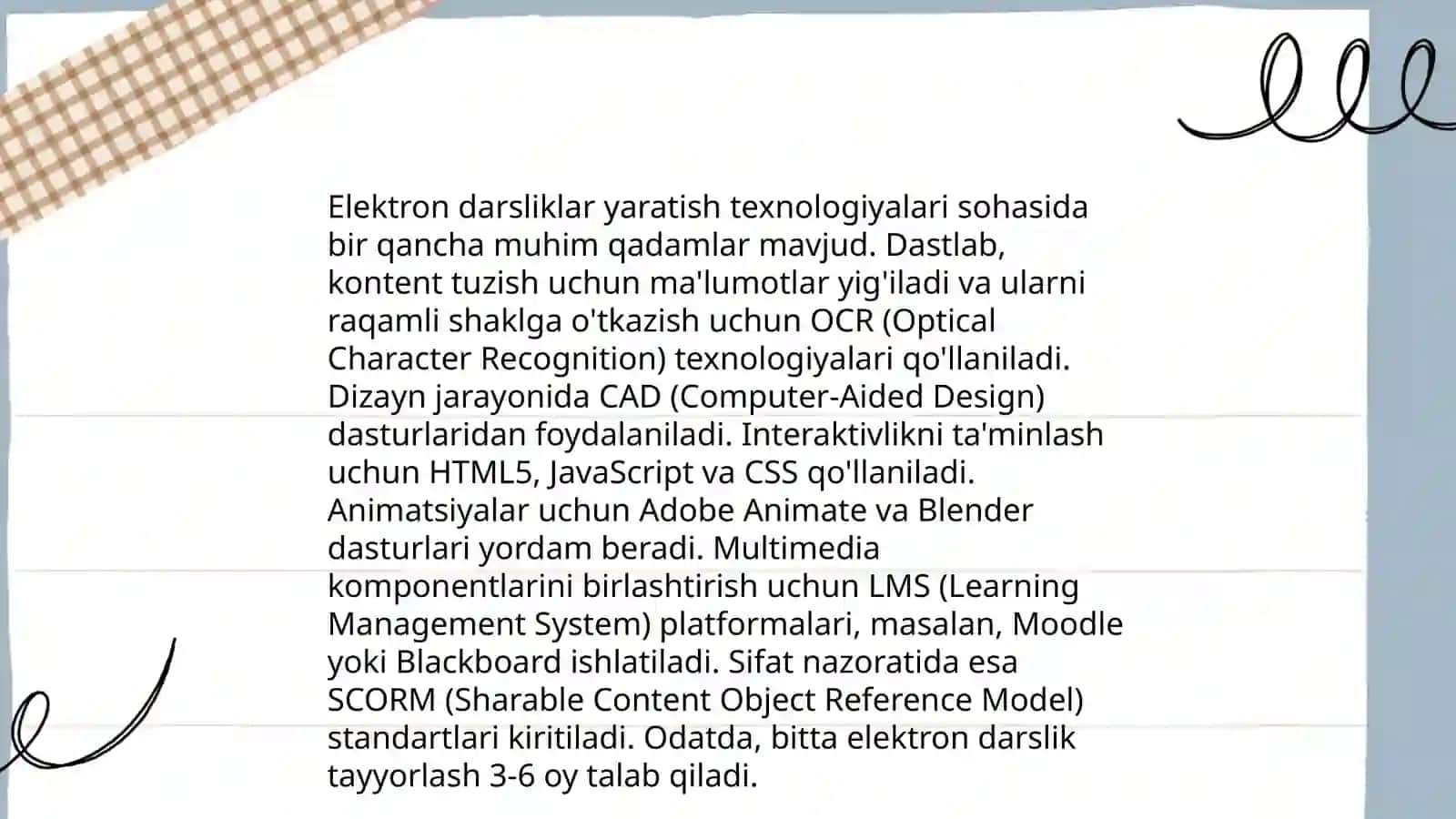 Elektron oʻqitish vositalari 4