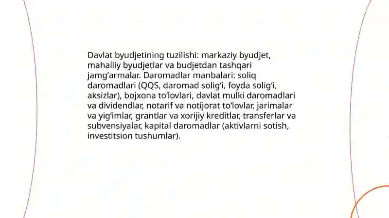 Fiskal siyosati,davlat byudjeti va uning taqchilligi 4