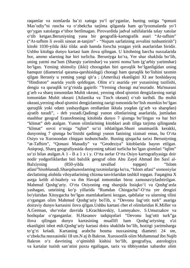 Tarixiy kartografiyaning shakllanishi va taraqqiyoti 4