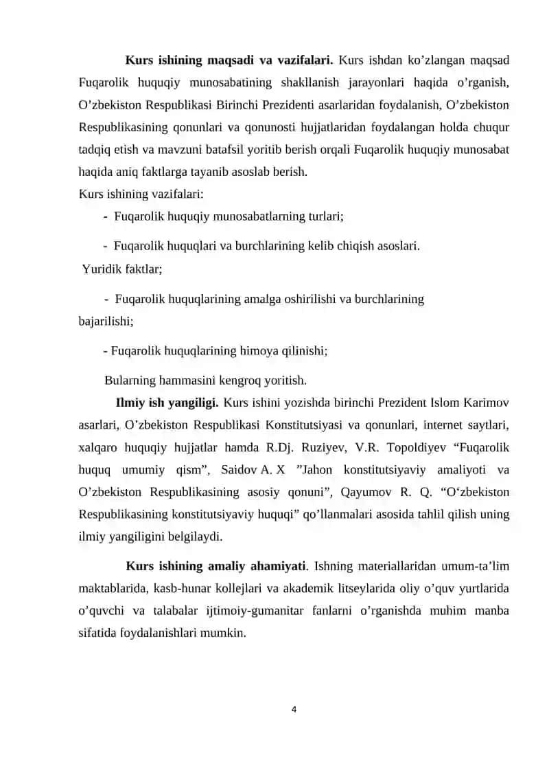 Fuqarolik huquqiy munosabat 4