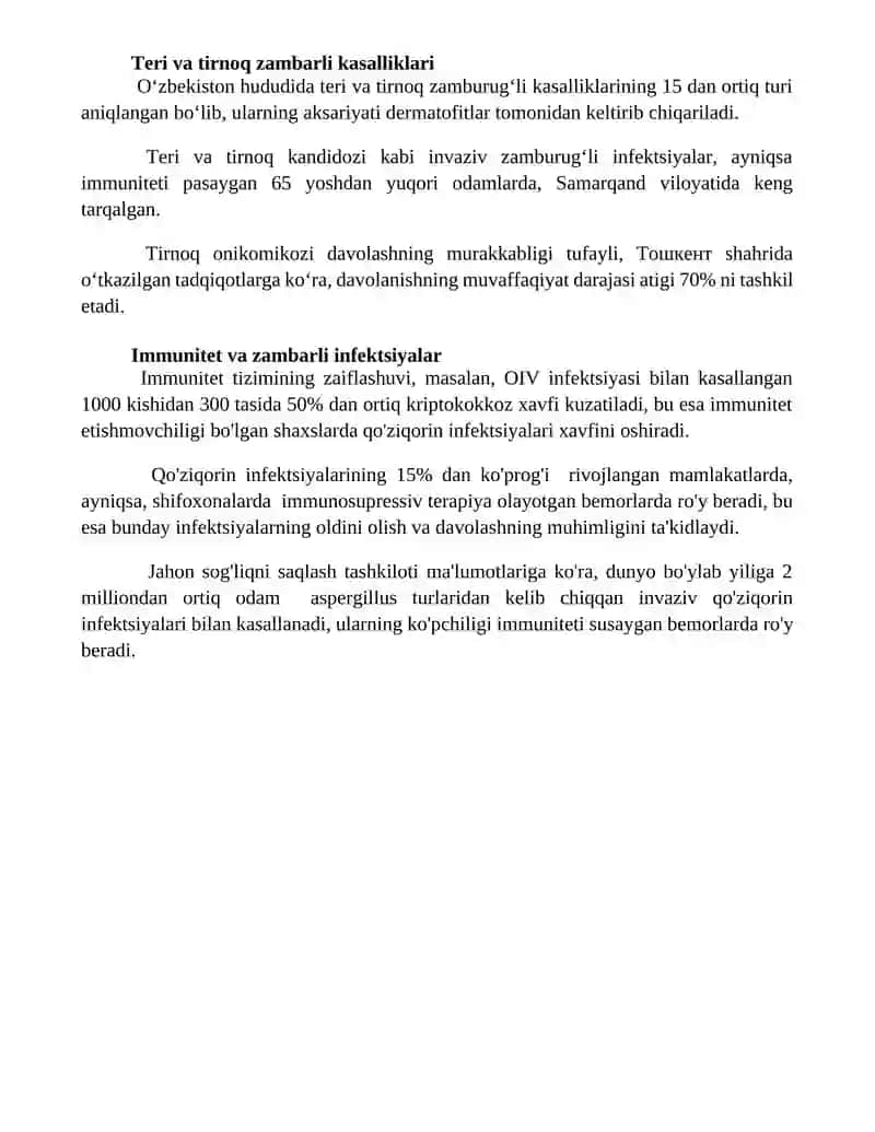 Tibbiyot mikalogiyasi 4