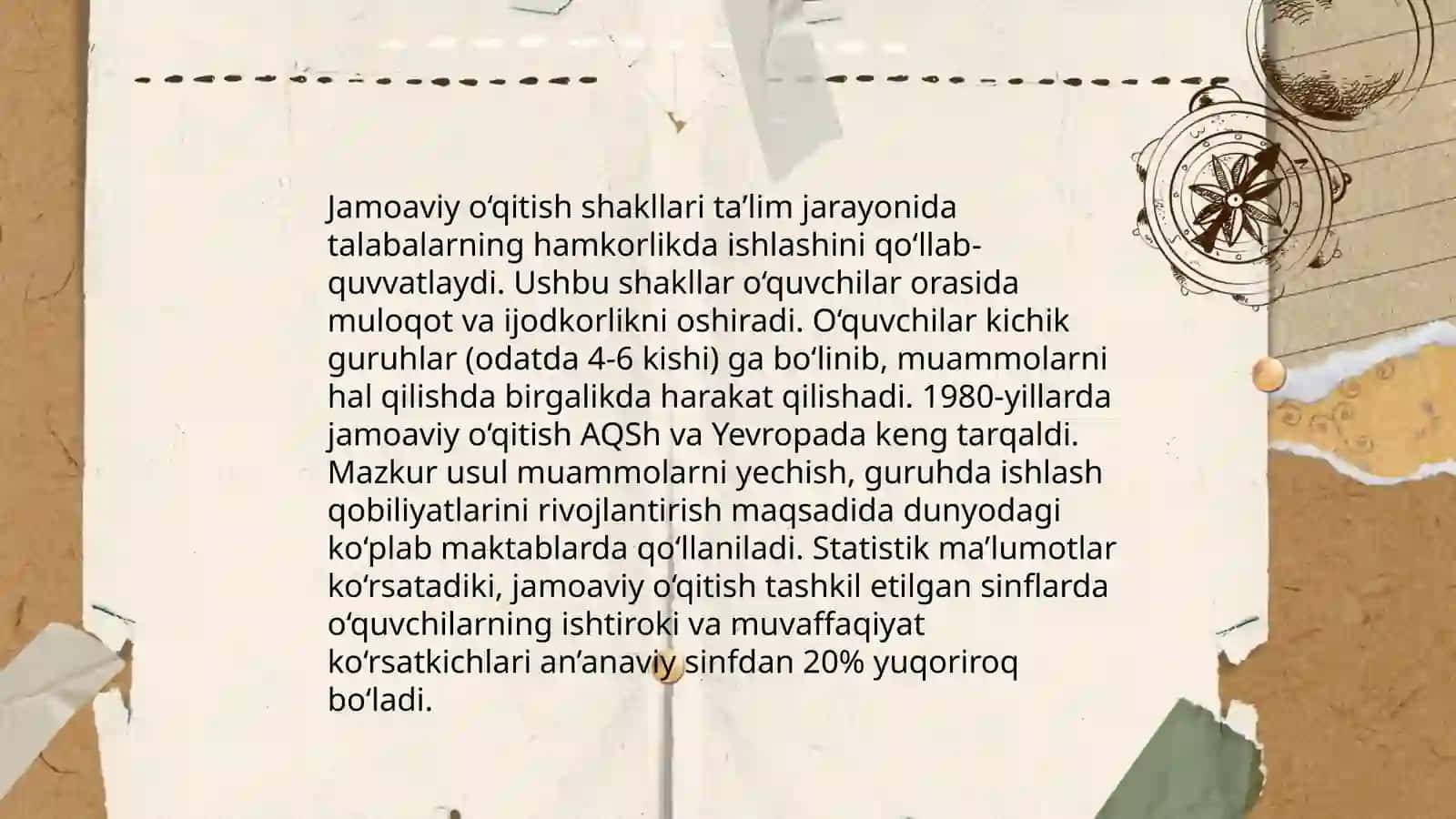 O‘qitishni tashkil etish turlari va shakllari 4