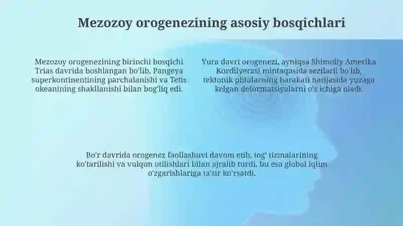 Mezozoy tog' burmalanish jarayoni 4