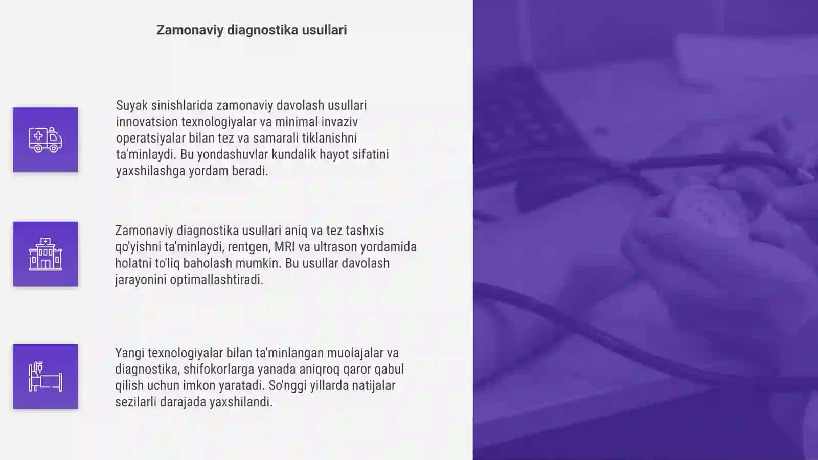 Suyak sinishlarda zamonaviy davolash usullari 4
