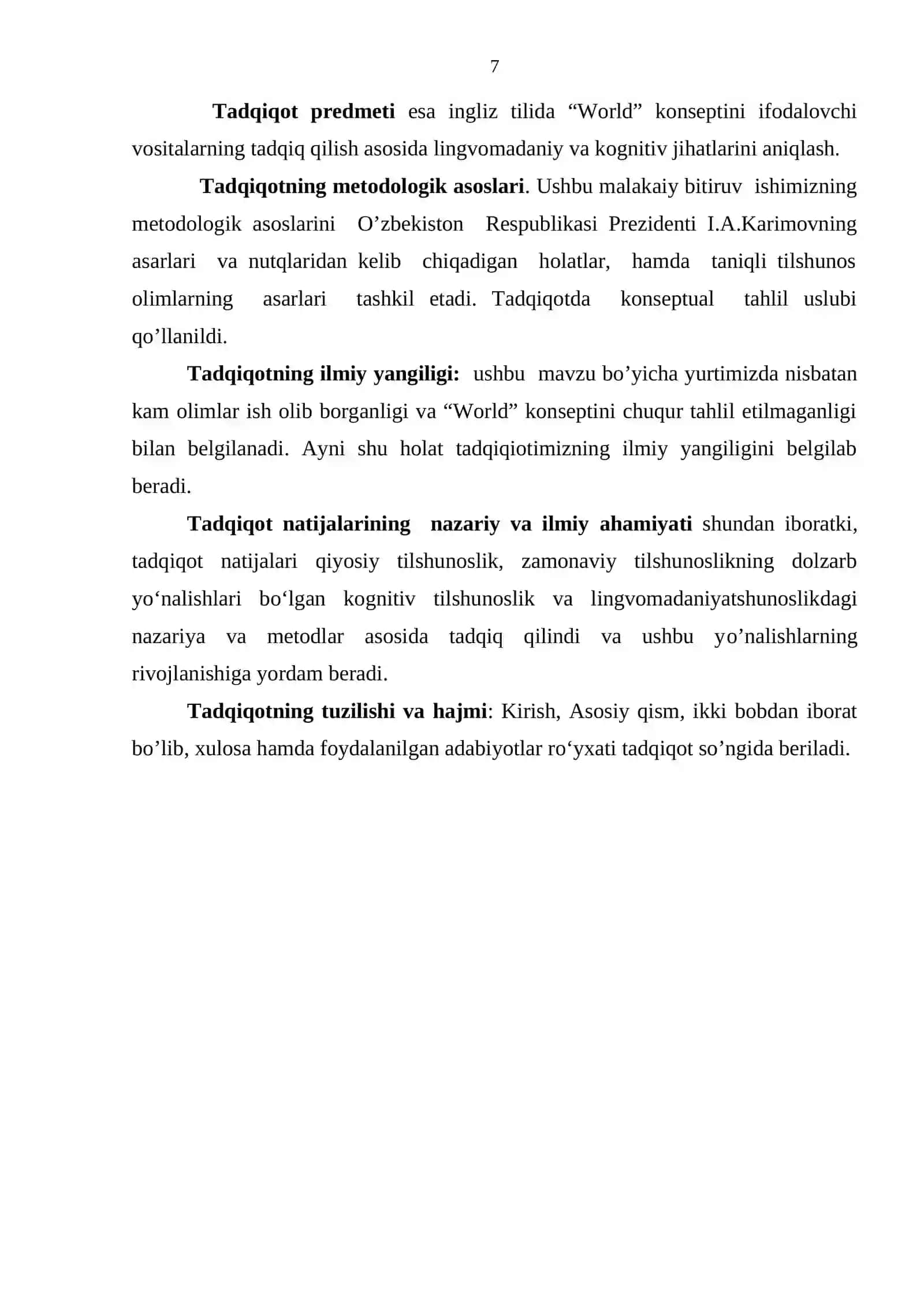 Ingliz tili lisoniy tasvirida “world” konsepti 4