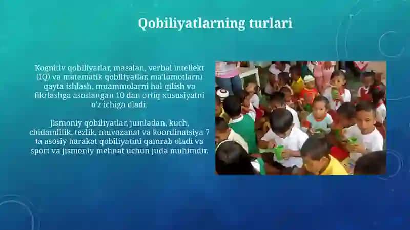 Qobilyat va uning rivojlanishi 4