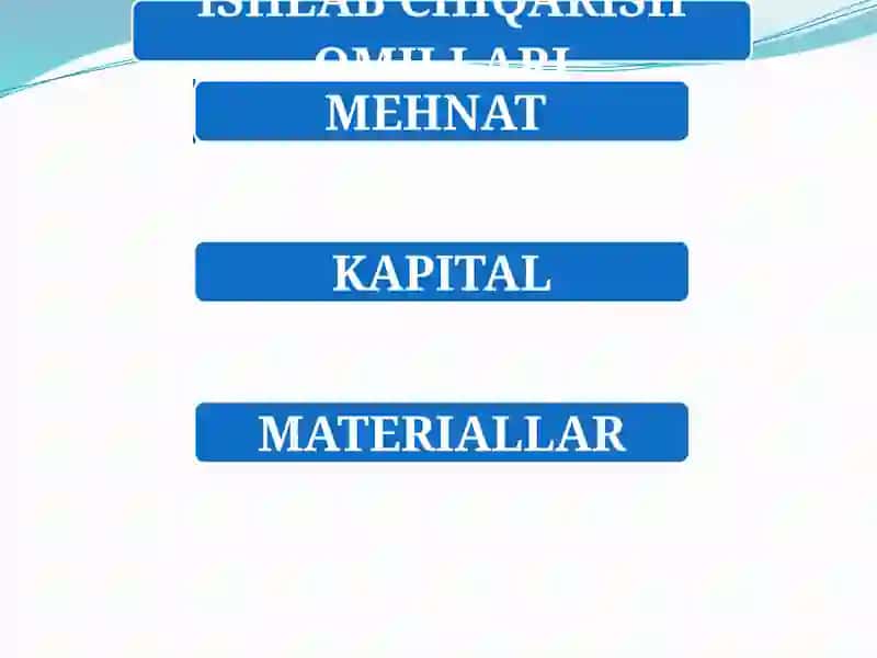 Ishlab chiqarish nazariyasi 4