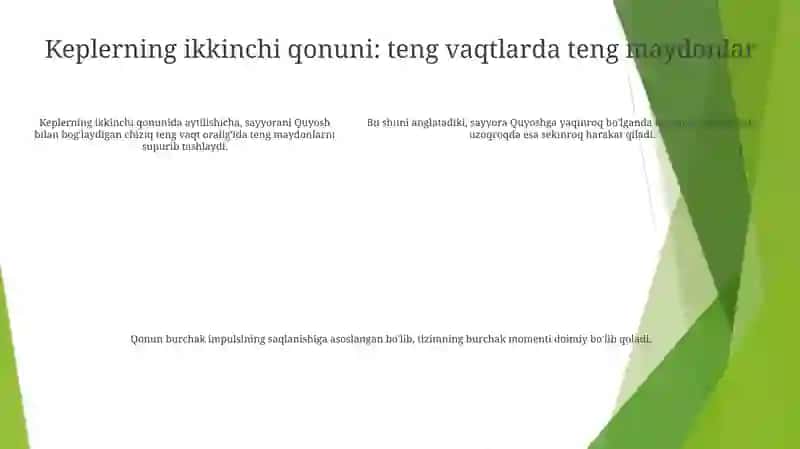 Mehanikada Kepler Qonunlari 4