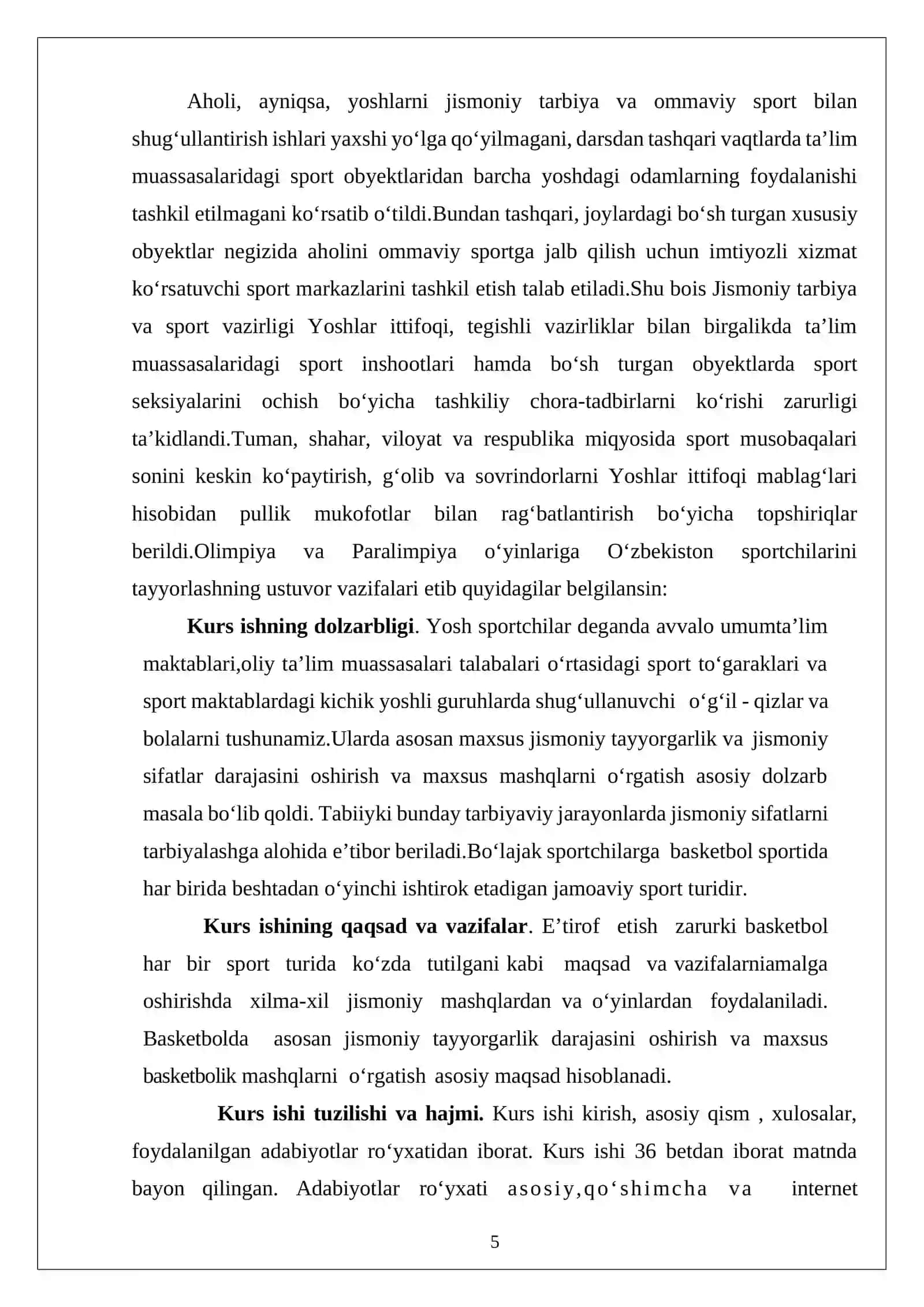 Basketbol o‘yinida musobaqalar tashkillash 4