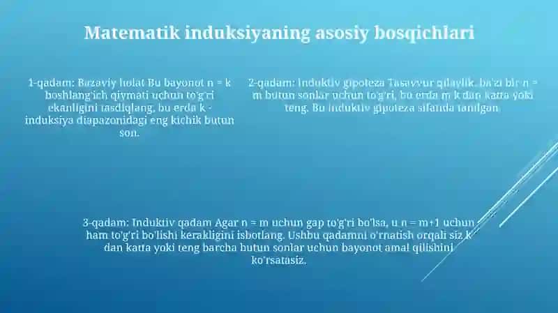 Matematik Induksiya Metodi 4