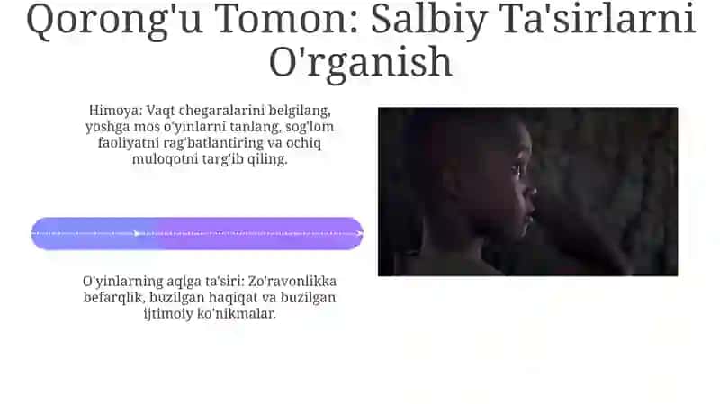Sog'lom o'yinlar uchun strategiya 4
