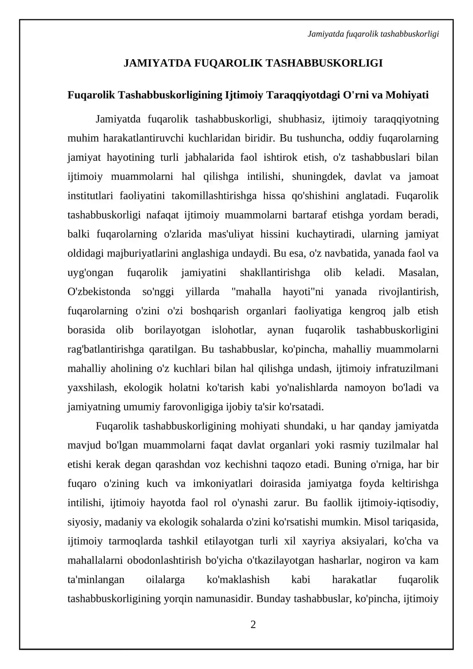 Ijtimoiy Faollik 4