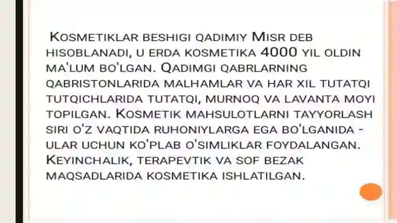 Qadimgi Sharqda Kosmetologiya 4
