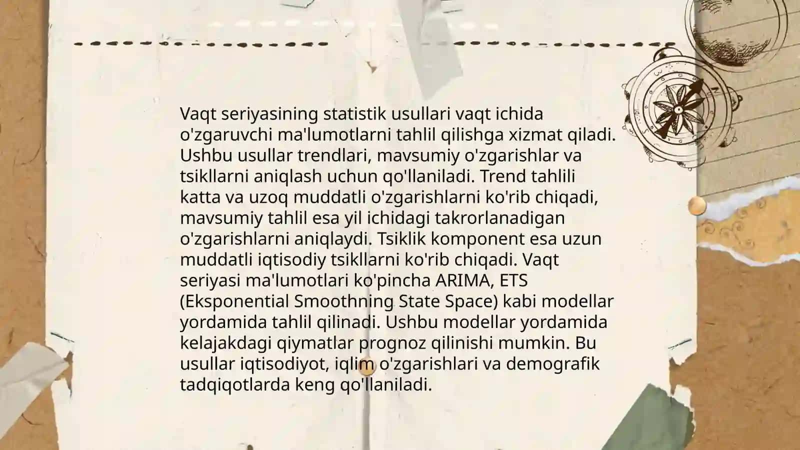 Dinamika qatorlarini analitik tahlil qilish kursatgichlari 4