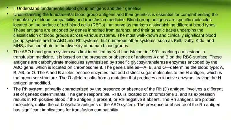 Explore blood groups and compatibility rules 4