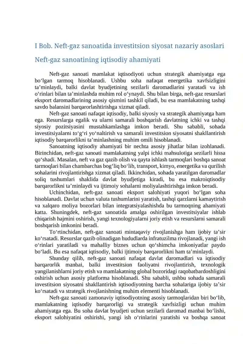 NEFT-GAZ SANOATIDA INVESTITSION SIYOSAT 4