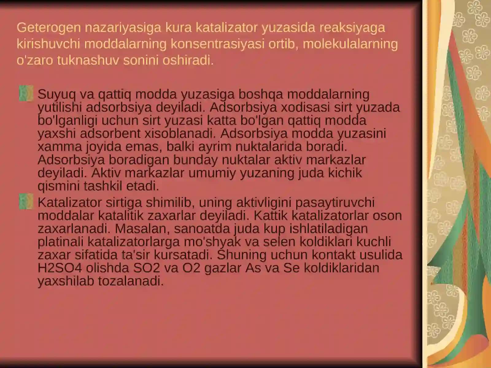 Katalizatorlarni tayyorlash usullari 4