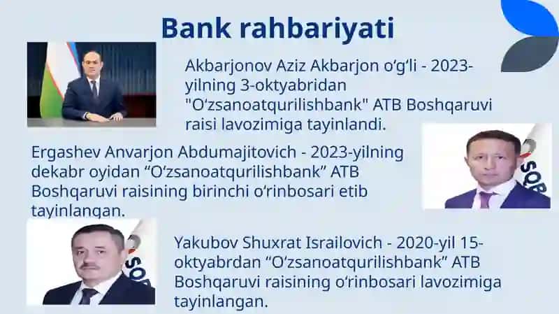 "O’zsanoatqurilishbank" ATIB 4