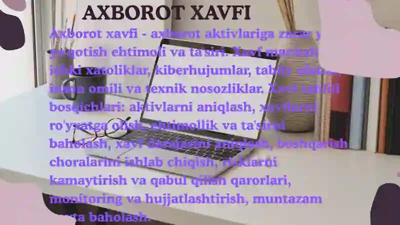 Axborot xavfsizligi siyosati 4