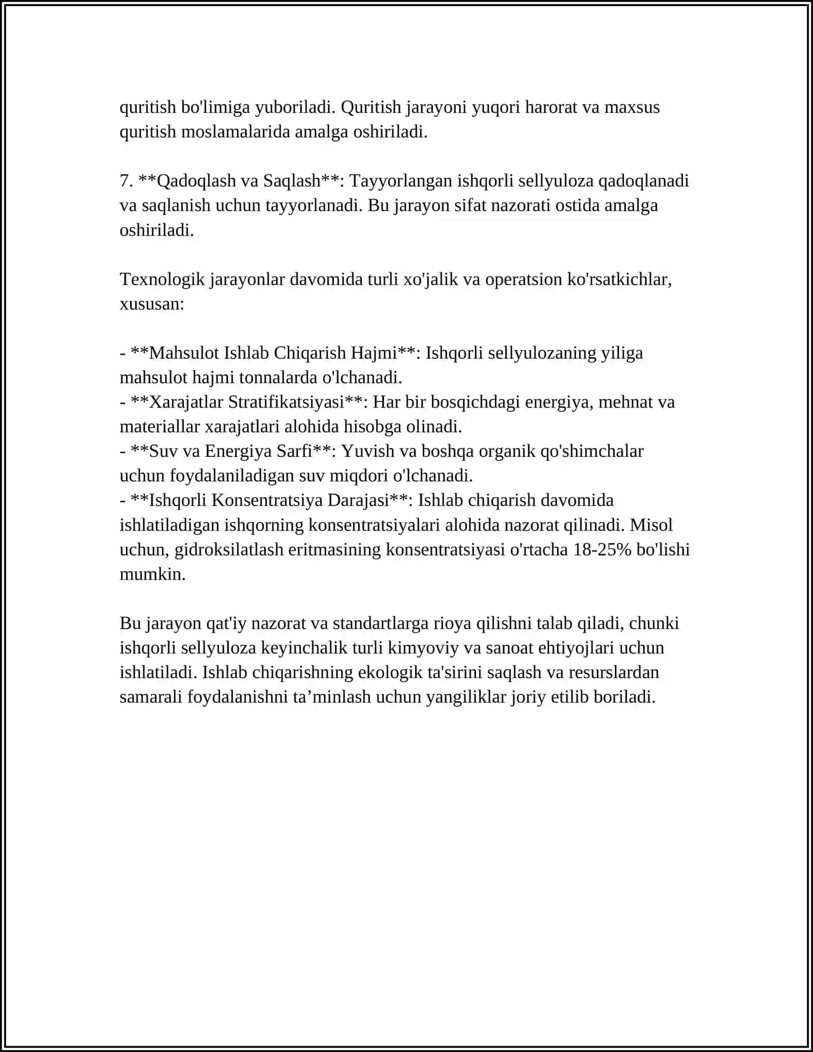 ISHQORLI SELYULOZA ISHLAB CHIQARISH TEXNOLOGIYASI 4