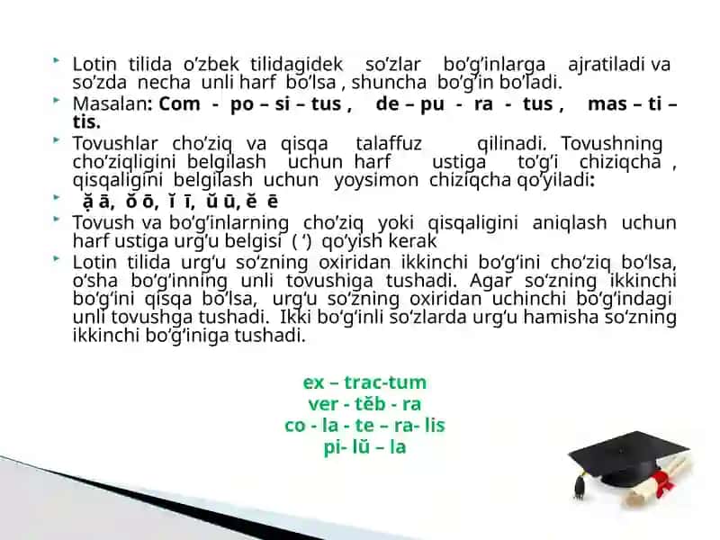 Lotin tilivatibbiy terminologiya o’qituvchisi 4