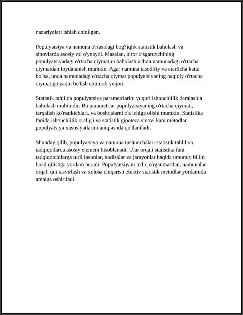 MATEMATIK STATISTIKANING ASOSIY TUSHUNCHALARI 4