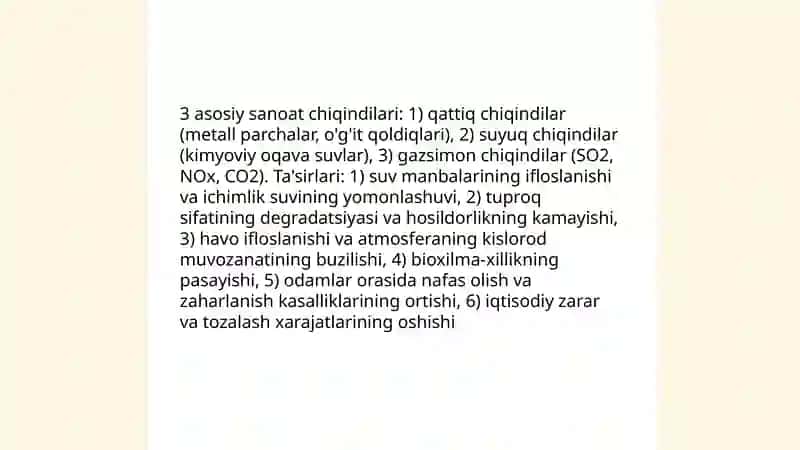 Havo ifloslanishi va asosiy manbalari 4