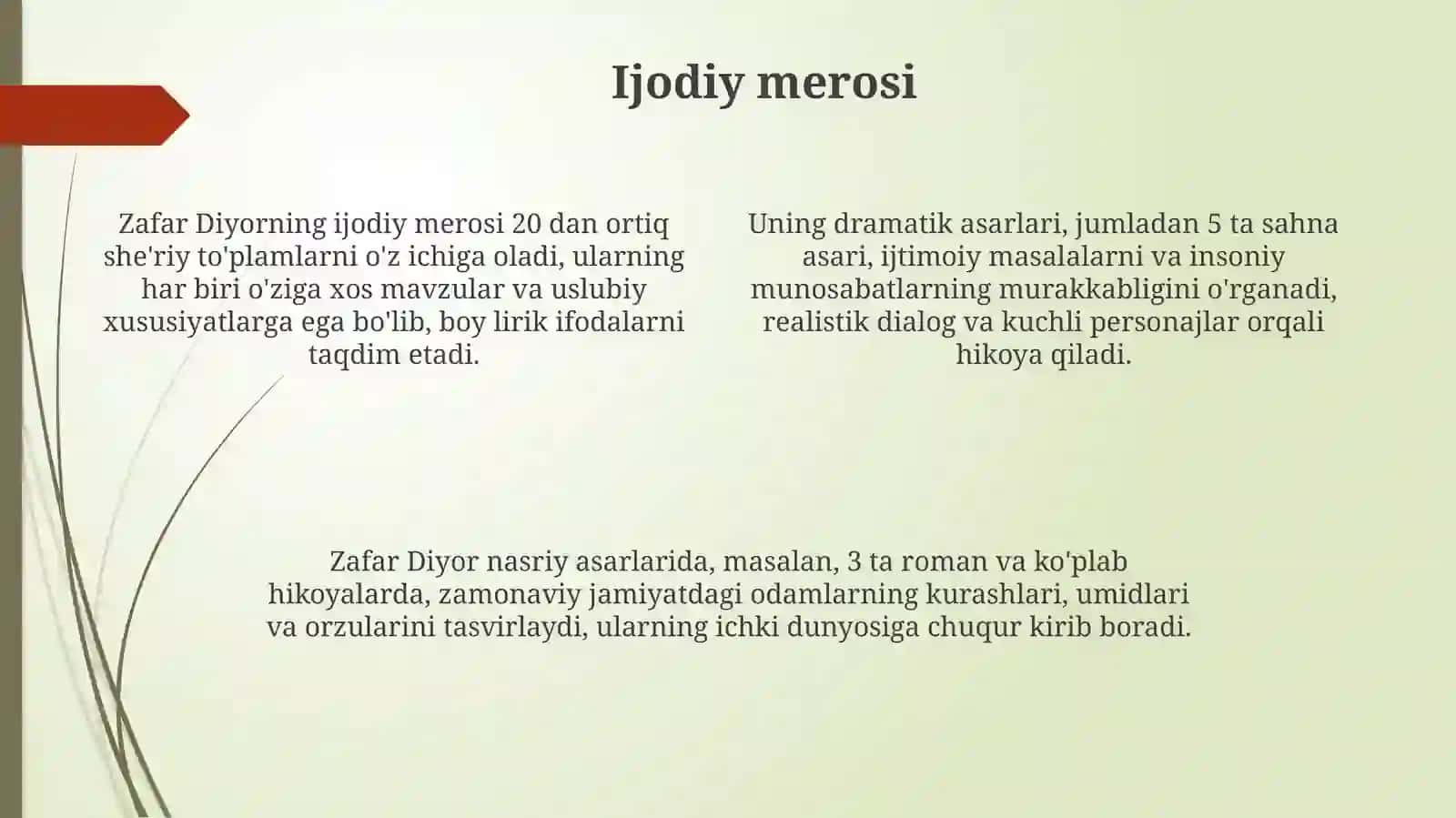 Zafar Diyor hayoti va ijodi 4