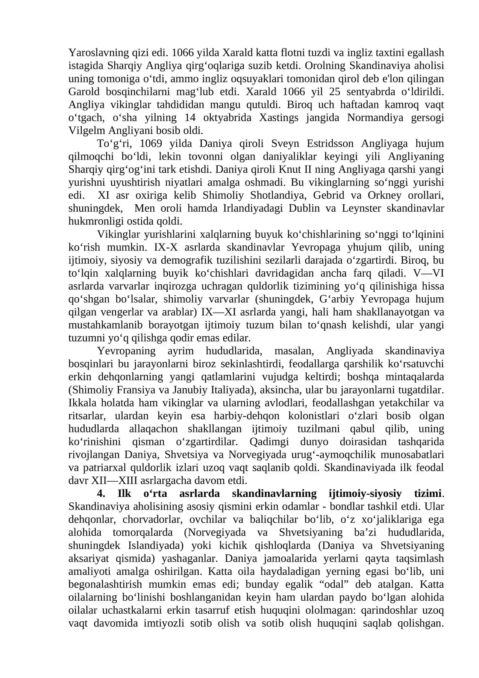 7-mavzu: IX-XI asrlarda Shimoliy Yevropa 4