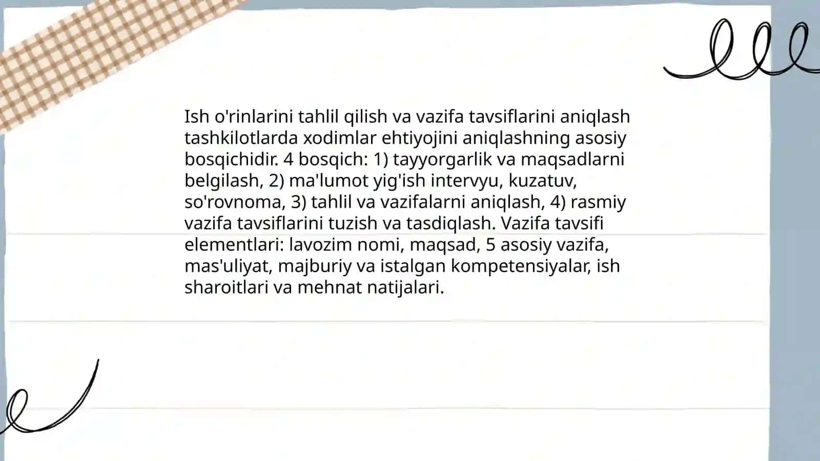 Ish kuchi talabini prognozlash usullari 4