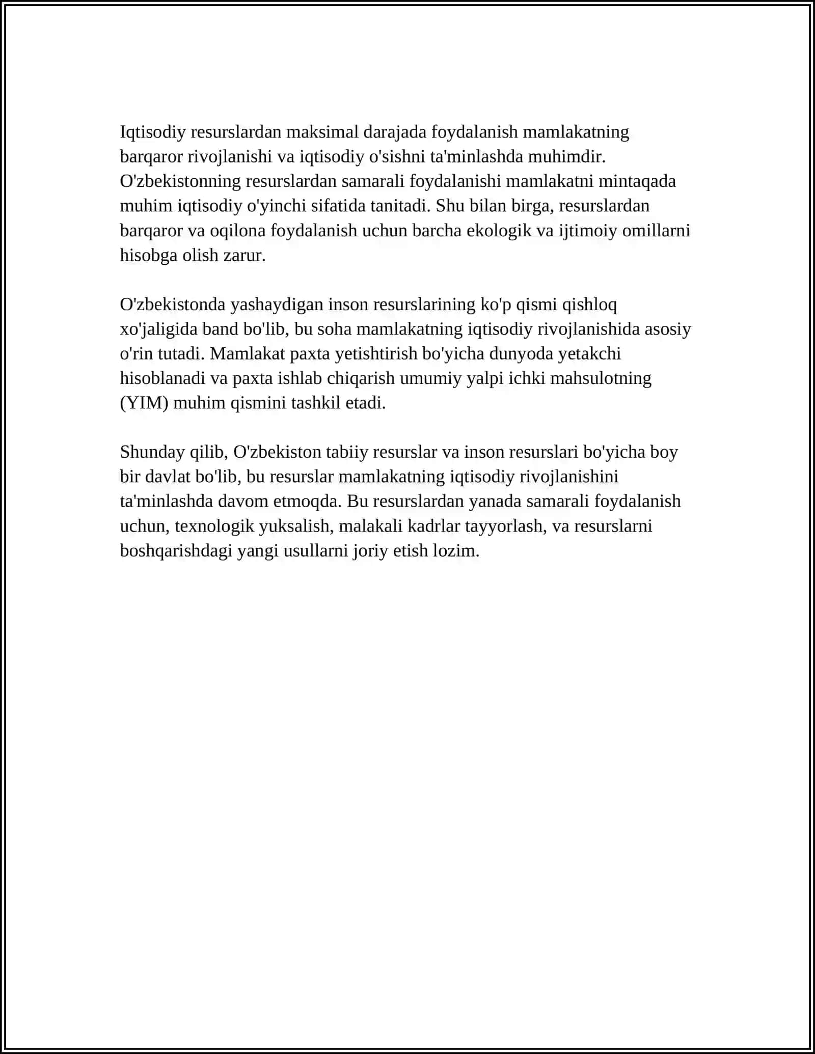 IQTISODIY O'SISHNING OMILLARI 4