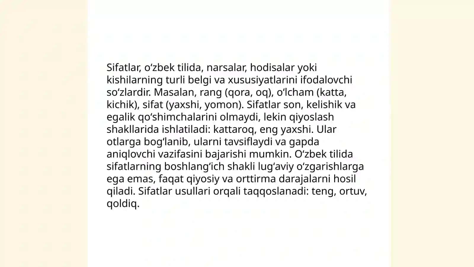 Morfologiya. So'zning grammatik ma'nosi 4