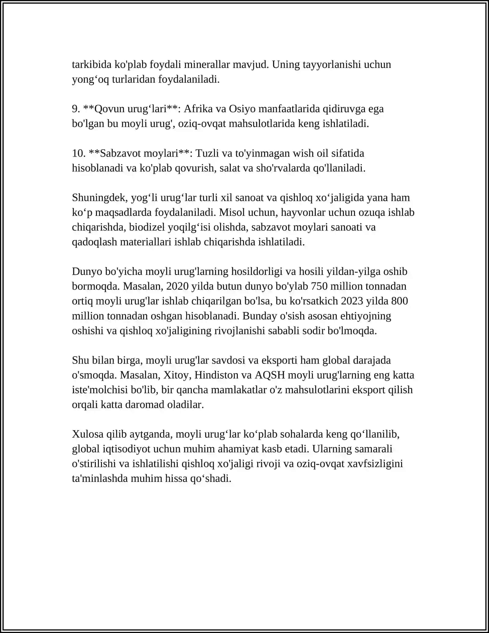 MOYLI URUGʻLARDAN MOY OLISHNING NAZARIY ASOSLARI 4