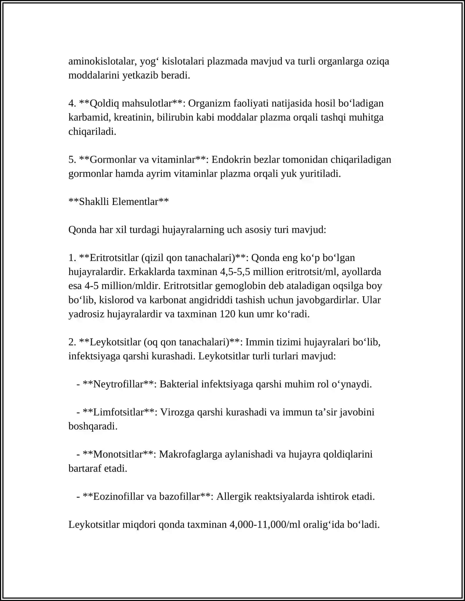 QON AYLANISH FIZIOLOGIYASI 4