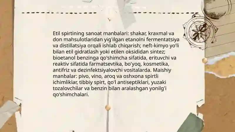 Etil spirtli. Alkogolizm va uning asoratlari 4