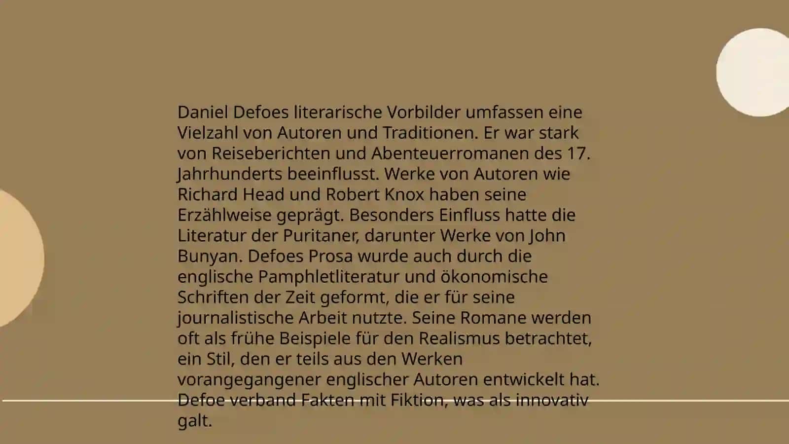Die Entstehung von "Robinson Crusoe" 4