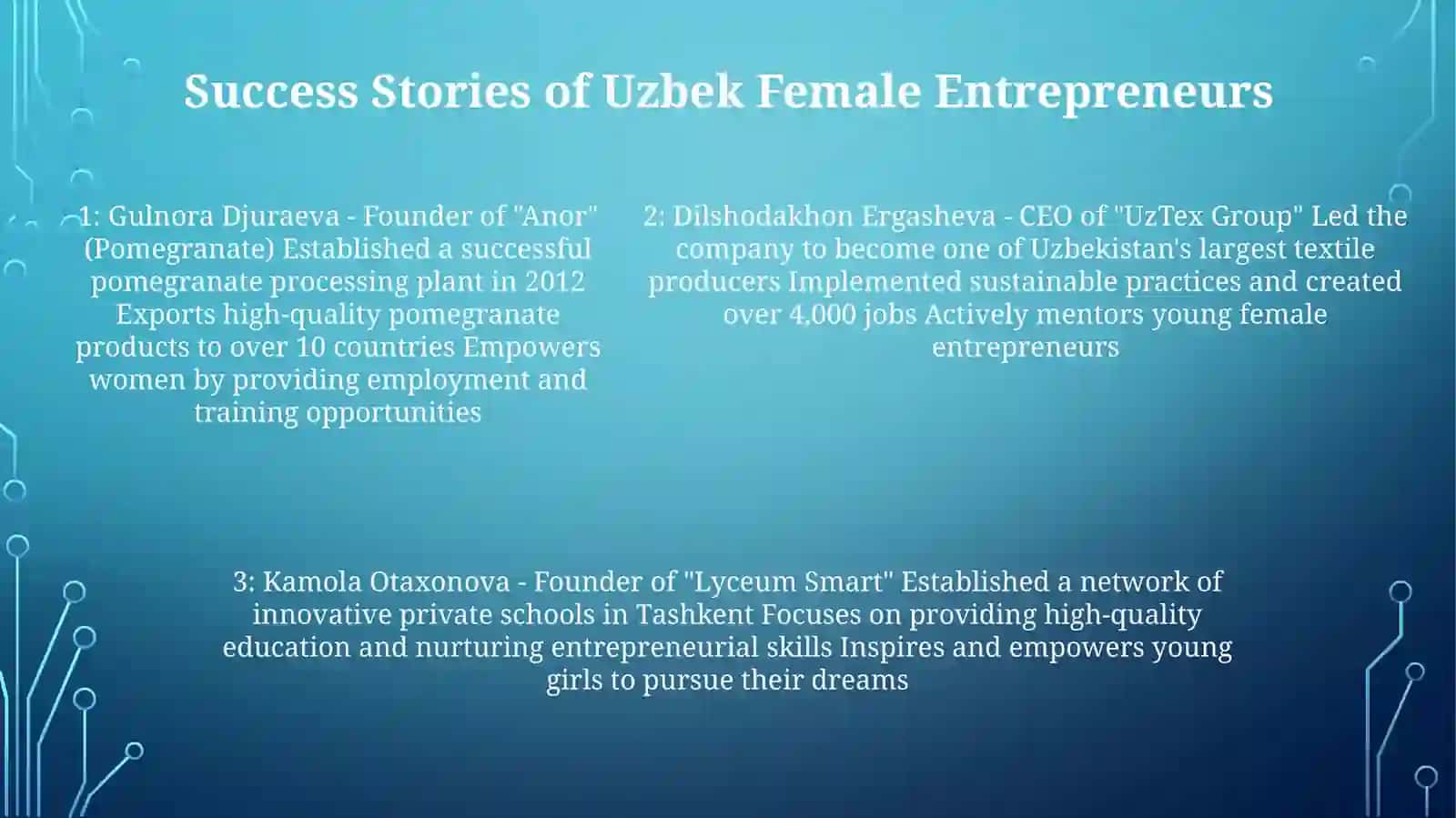 Uzbek Business Ladies 4