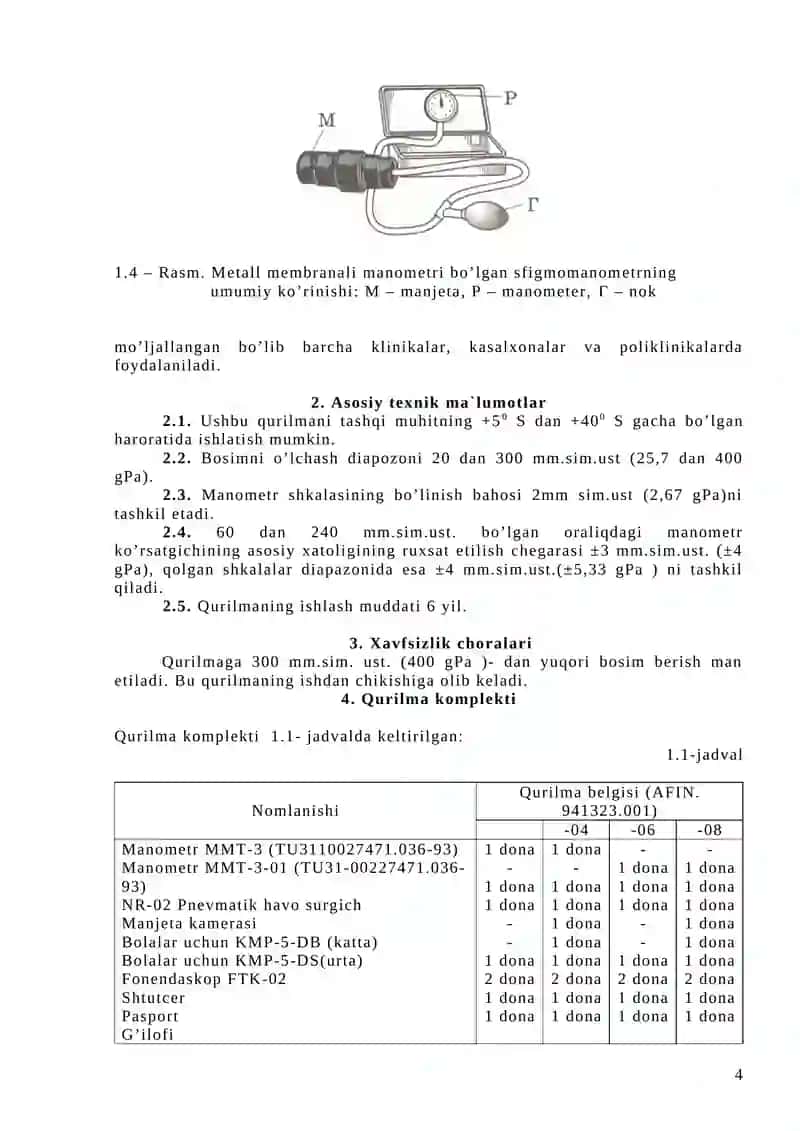 Qon bosimini aniqlash amaliy usullari 4
